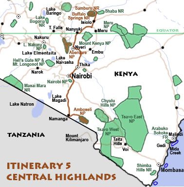 Itinerary 5: Central Highlands