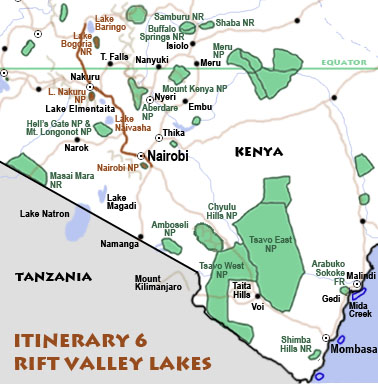 Itinerary 6: Rift Valley lakes